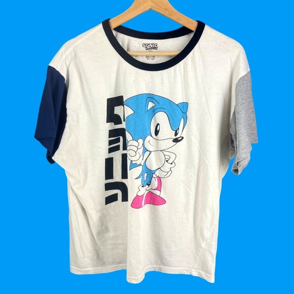 Sonic The Hedgehog Graphic T-Shirt XL - Picture 1 of 7